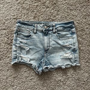 🍁FINAL SALE🍁American Eagle Hi-Rise Shortie Shorts